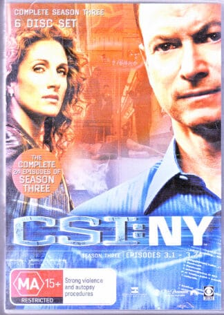 CSI: NY - complete season 3 - dvd