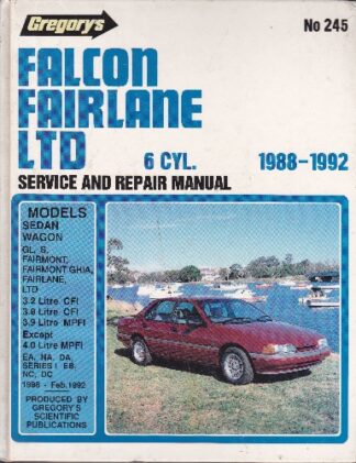 Falcon Fairlane LTD - service & repair manual - hb