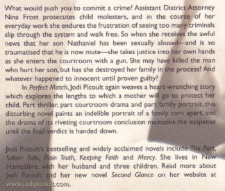 Jodi Picoult - Perfect Match - sc