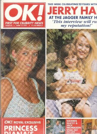 OK! - July 13, 1997 - Diana's launch party for her dress sale - mag