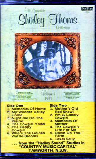 Shirley Thoms - The Complete collection - vol 1 - 1941 - cass