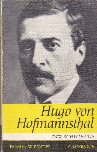 Hugo von Hofmannsthal - Der Schwierige - pb