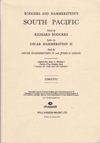 South Pacific - Rodgers / Hammerstein II - sc