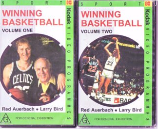 Winning Basketball - Red Auerbach / Larry Bird - vols 1 & 2 - VHS