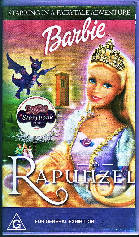 Barbie As Rapunzel - Bambola Principessa In Confezione Termoretraibile, Collezione Film Classico