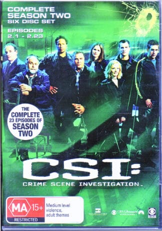 CSI: Complete Season Two - 6 dvds