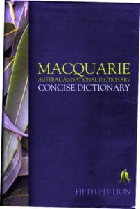 Macquarie Concise Dictionary - 5th ed - hbdj