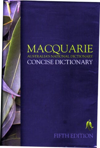 Macquarie Concise Dictionary - 5th ed - hbdj